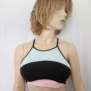 MOSSIMO Multi-Color Top Swimwear Sz L